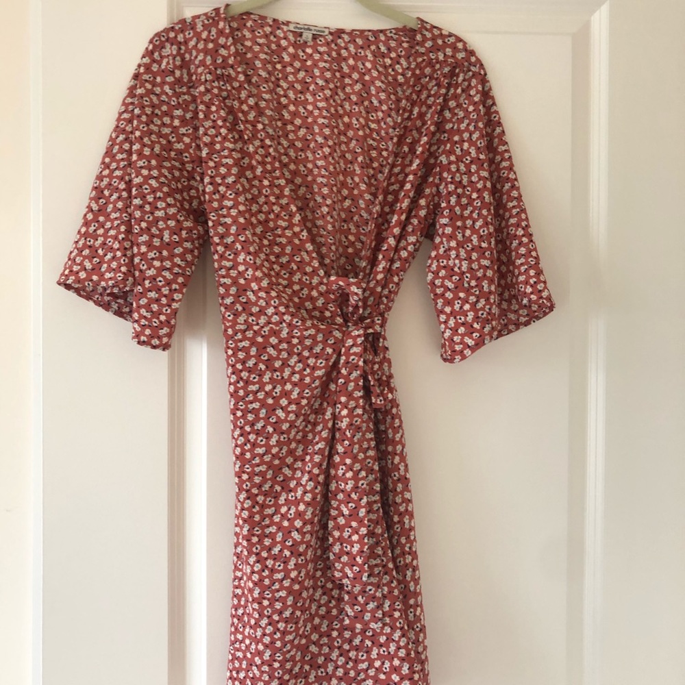 Floral Wrap Dress